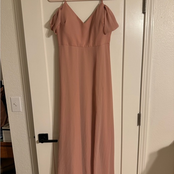 Devin Convertible Dress, Dusty Rose, Birdy Grey - Picture 2 of 3